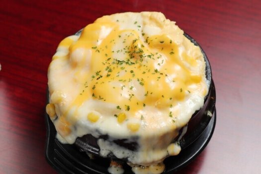 Trứng hấp phô mai bùng nổ