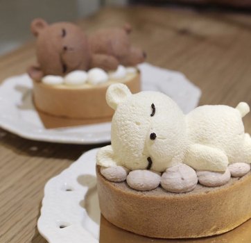 Món tráng miệng siêu nổi tiếng 「Gấu ngủ gật」
