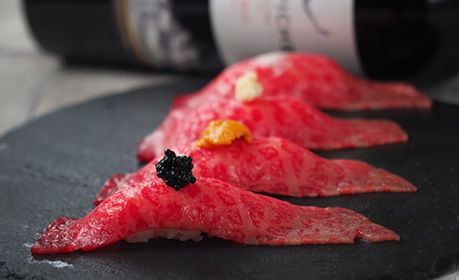 Sushi bò Sendai thượng hạng